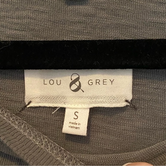 Lou & Grey Green Cotton Light Weight Boat Neck Tee Shirt Mini Dress Small NEW - Picture 3 of 4